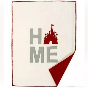 Disney Parks Home Collection Castle Reversible Fuzzy Throw Blanket 50x60" Selaed